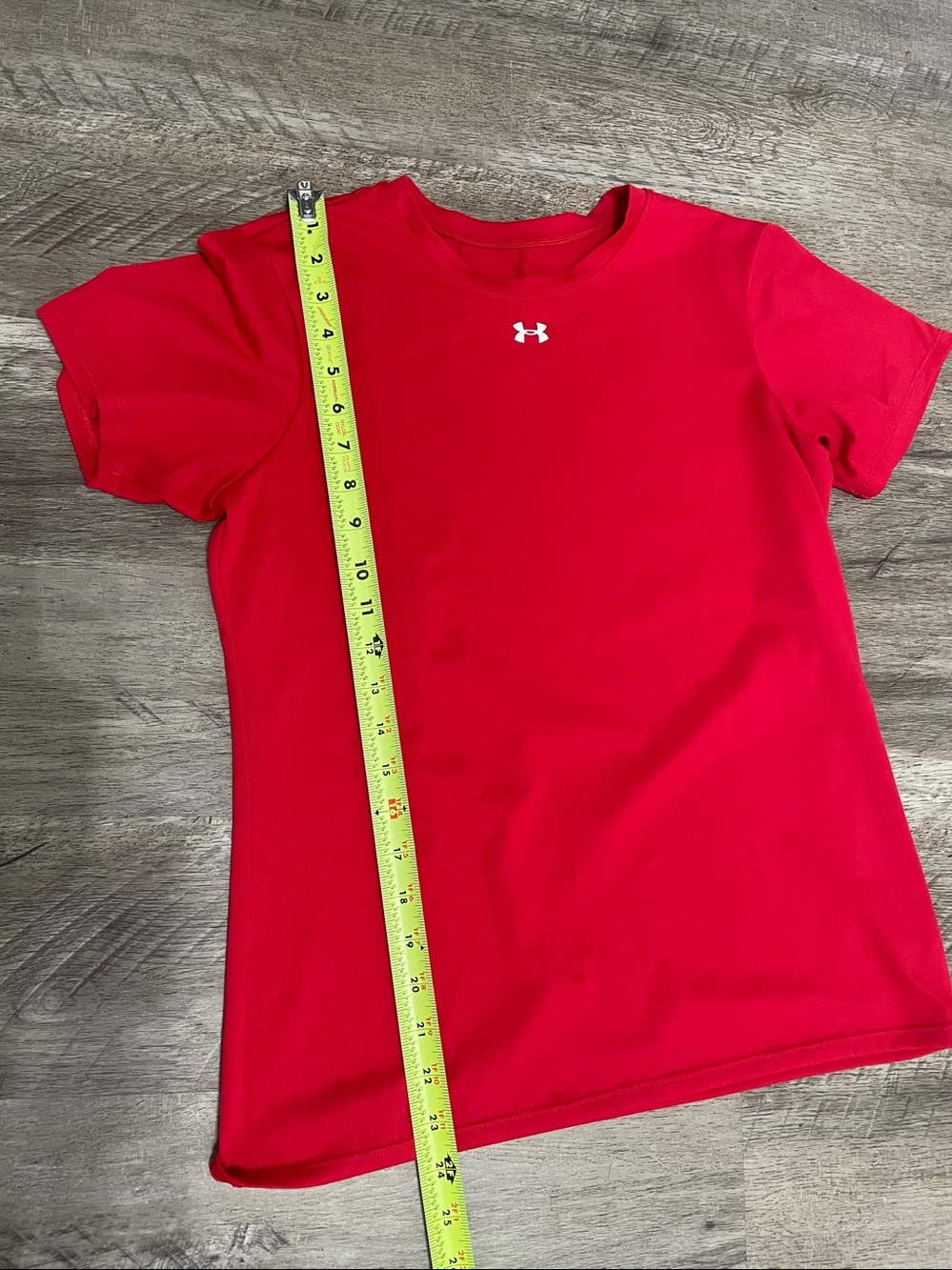 Under Armour Women's Vibrant Red Short Sleeve Tee - Picture 6 of 9